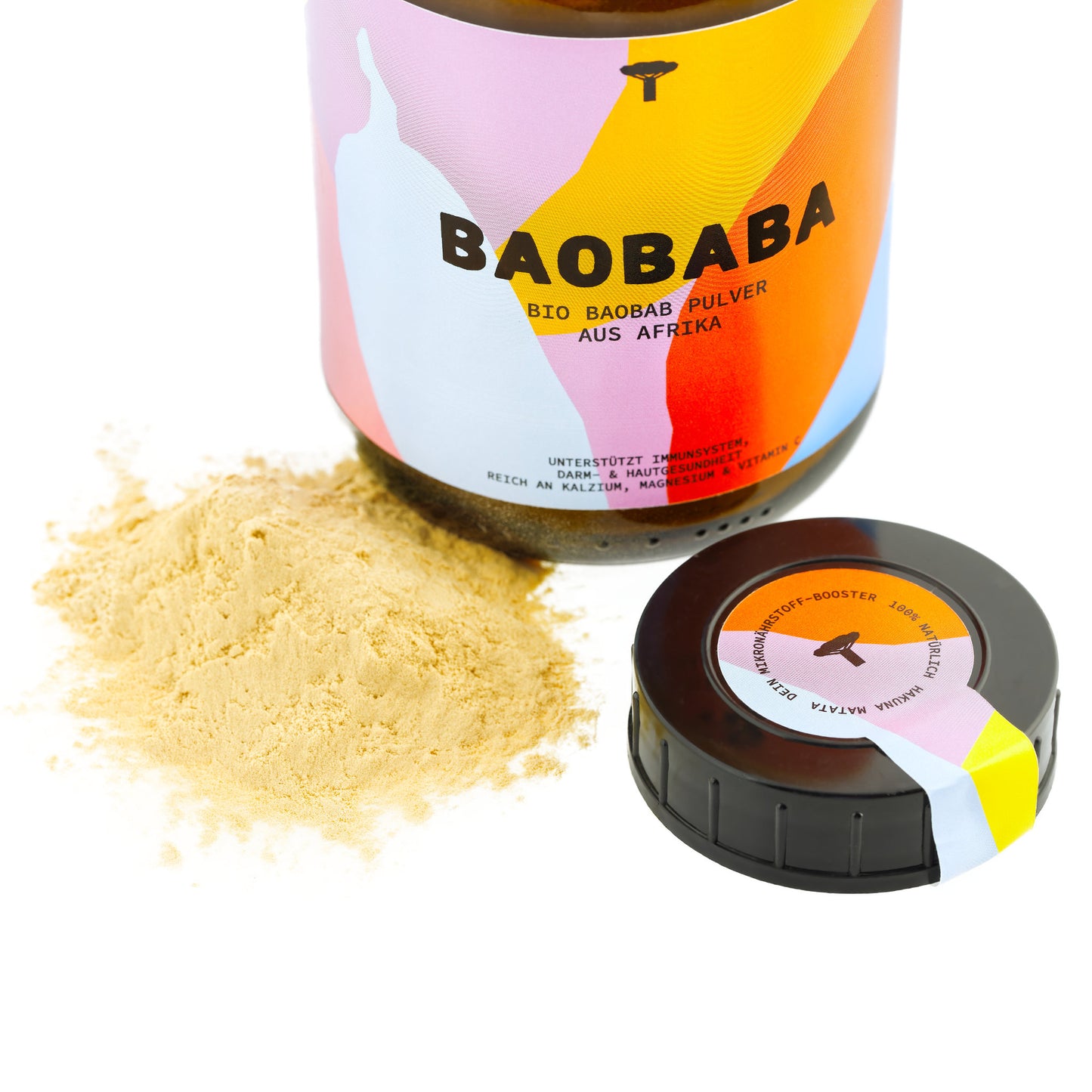 Baobab Pulver in 100% BIO Qualität aus Afrika | Fruchtpulver vom afrikanischen Affenbrotbaum | Reich an Kalzium, Magnesium & Vitamin C © Im Rampenlicht e.U.