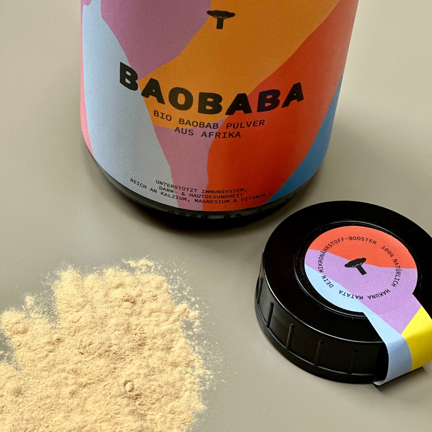 Bio Baobab Pulver aus Afrika 100% natürliches Fruchtpulver vom afrikanischen Affenbrotbaum